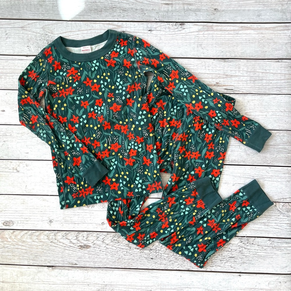 Hanna Andersson Christmas Long John Pajamas